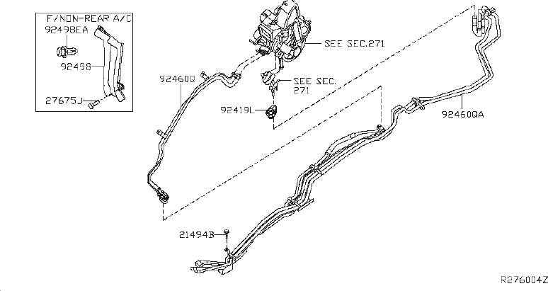 2004 nissan frontier coolant hose diagram