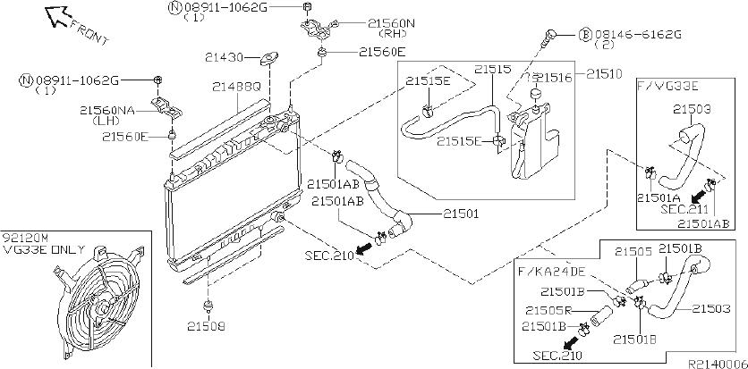 2001 nissan xterra engine diagram